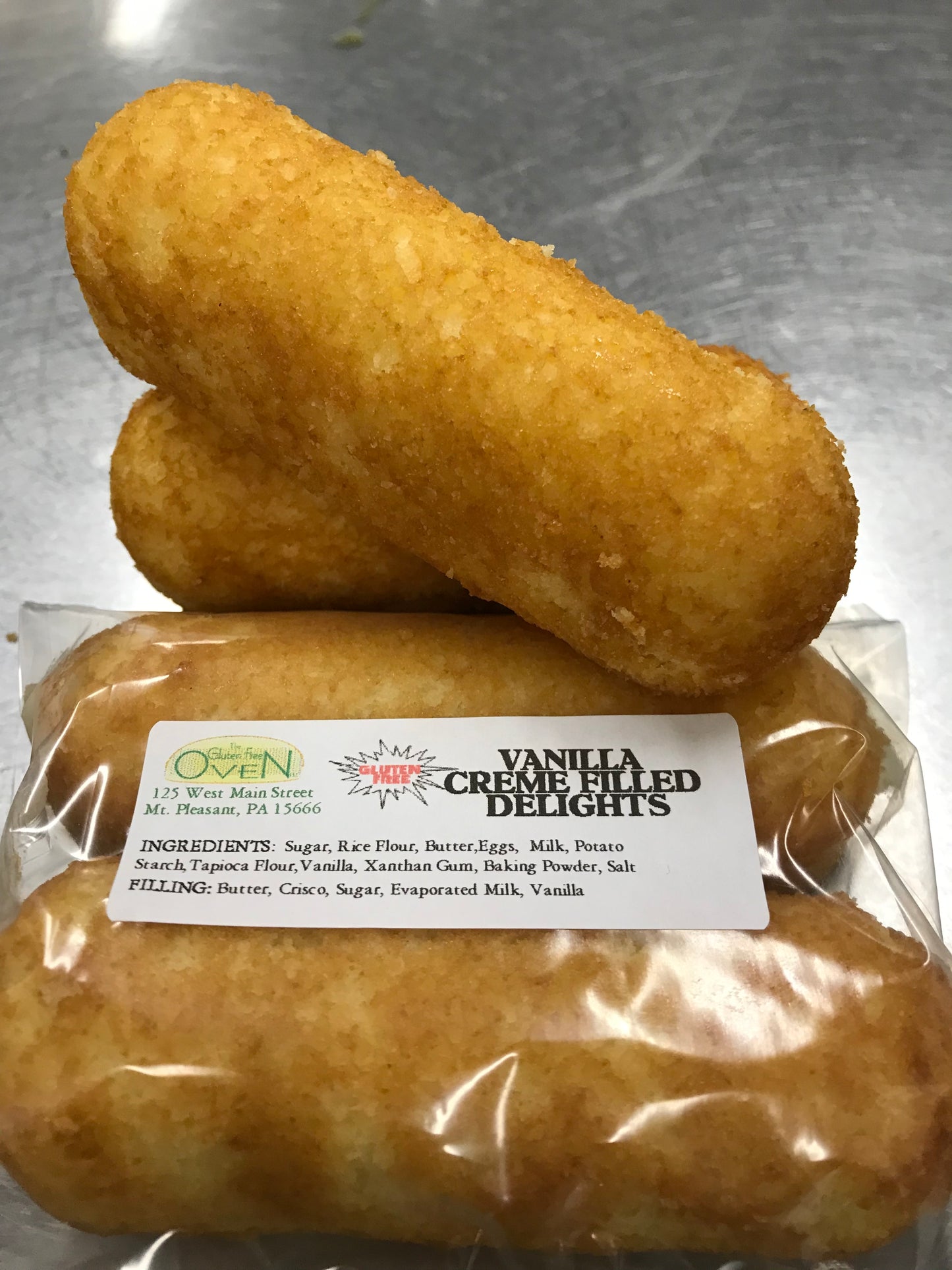 Gluten-Free Vanilla Creme Filled Delights