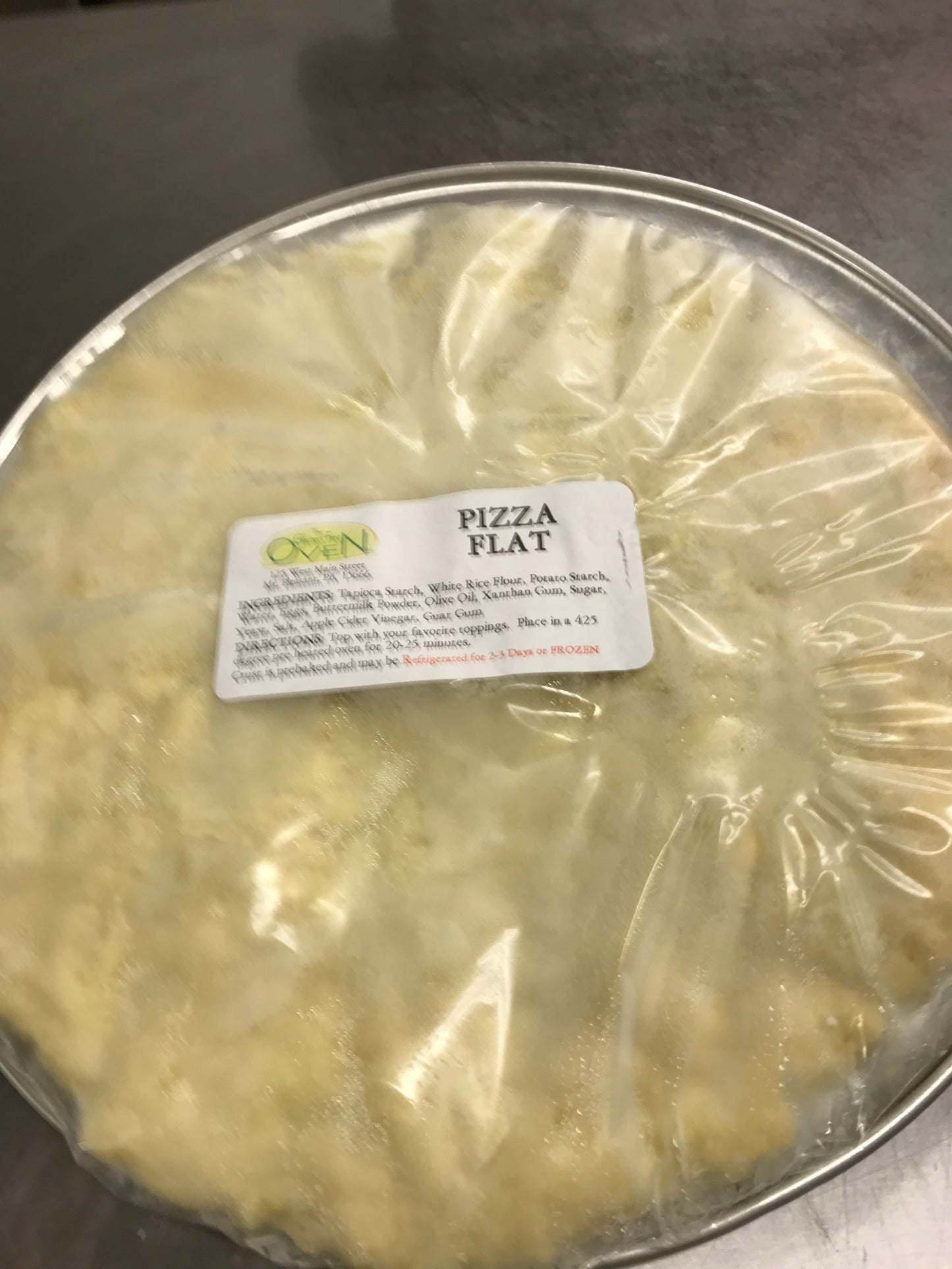 Gluten-Free 16oz. Pre-Bake Pizza Flats