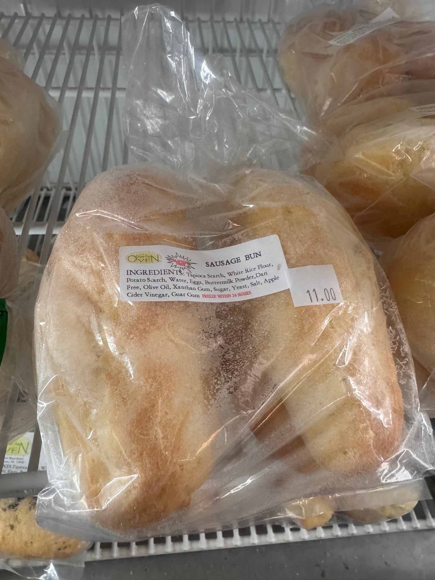 Gluten-Free Sausage Buns (4)