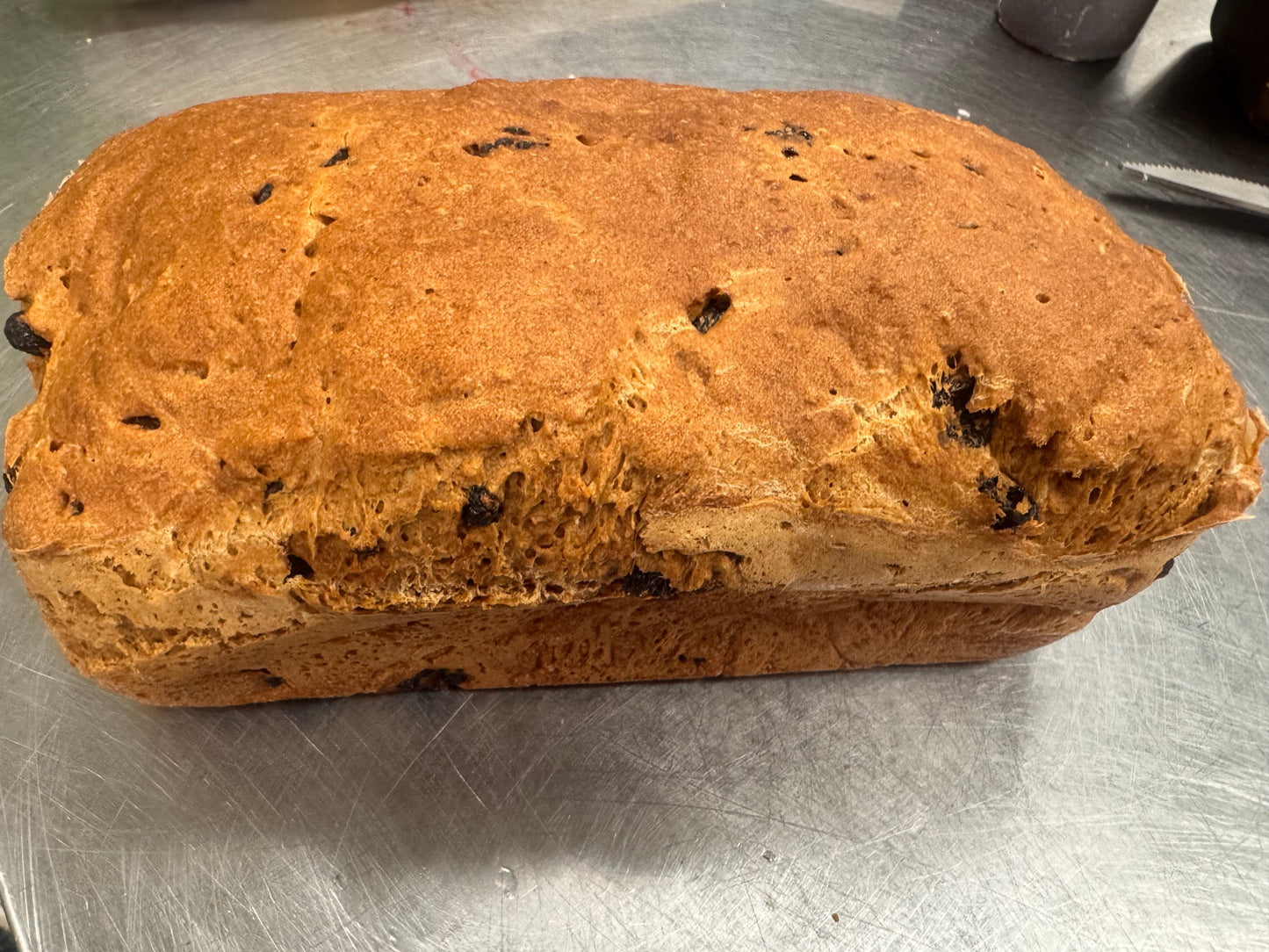Gluten-Free Cinnamon & Raisin Bread
