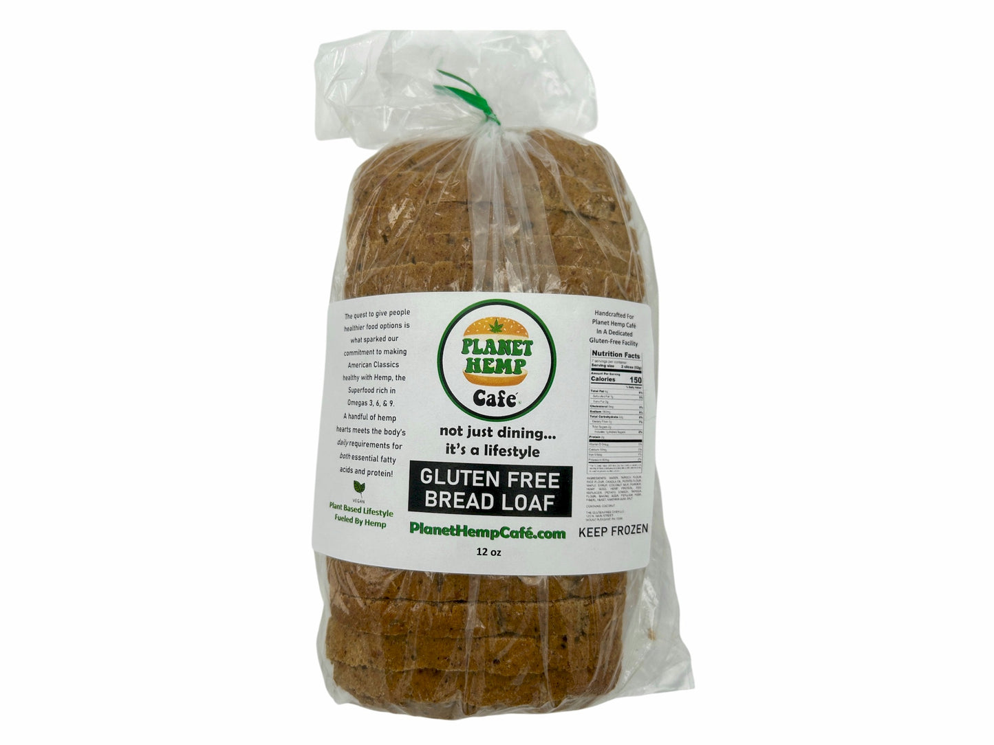 12 oz Hemp Gluten Free Bread Loaf